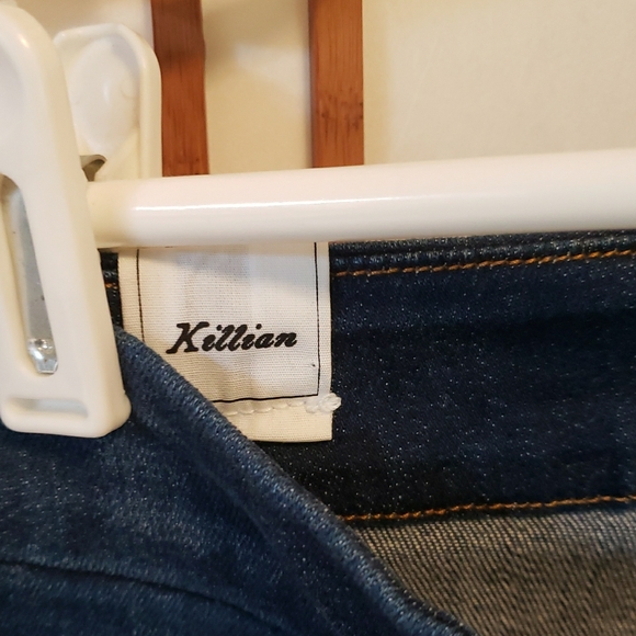 Frank & Eileen Blue Flare Wide Leg Jeans - Picture 4 of 5